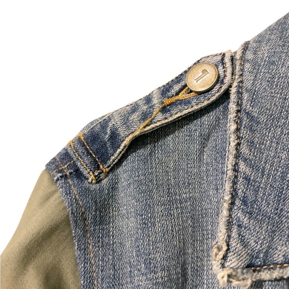 ANTHROPOLOGIE PILCRO AND THE LETTERPRESS DENIM JACKET SIZE XS - Picture 4 of 6